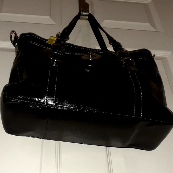 Coach Black Leather Tote Bag - Picture 7 of 7